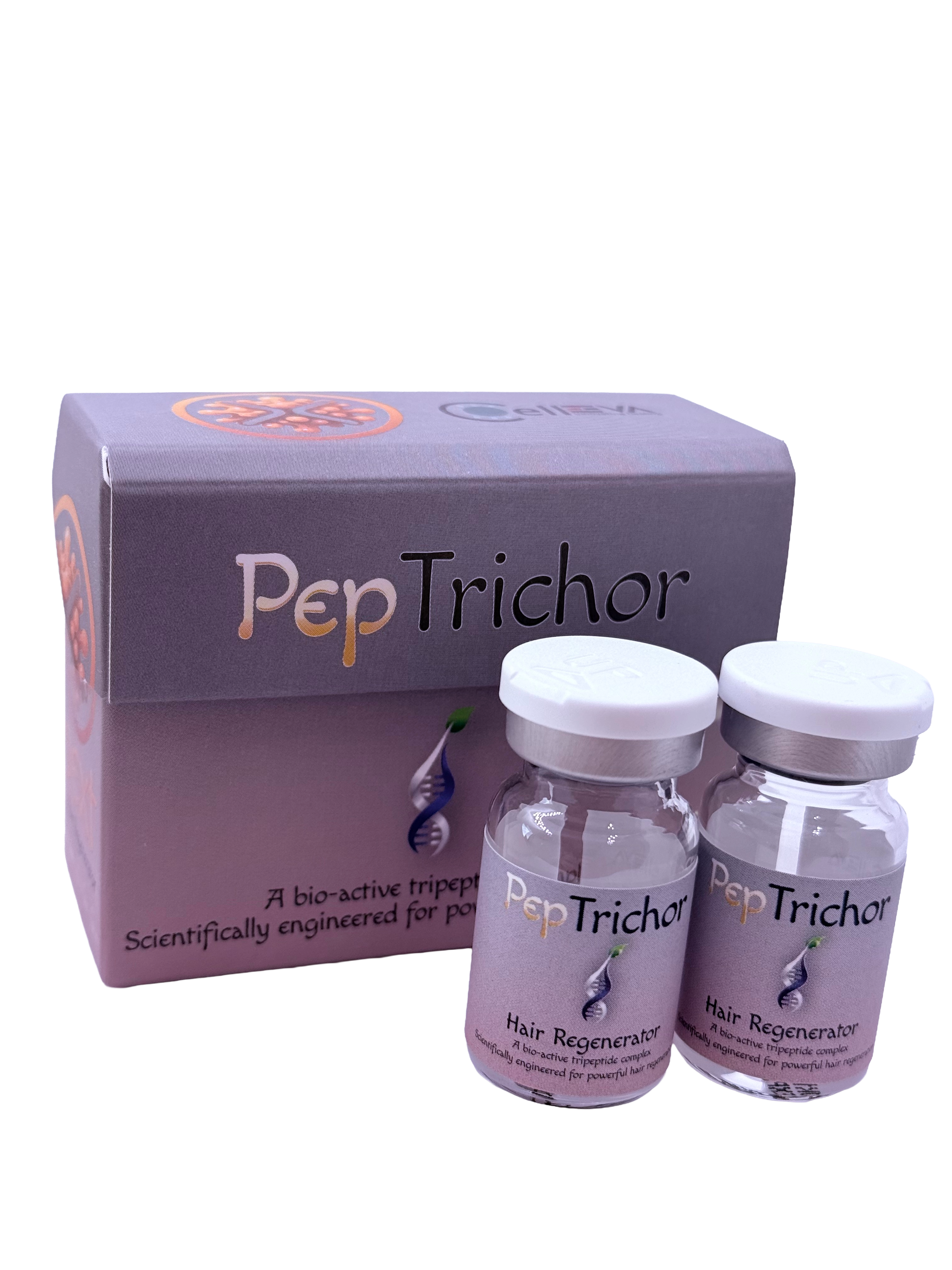 PepTrichor Solution 600-W - Product Box with Vials